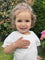 Gourmette enfant maille gourmette en or jaune, blanc et rose 18 carats 58 Facettes Ref.2753