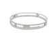 Bracelet Messika Move Romane - Bracelet jonc en or blanc et diamants 58 Facettes 268783