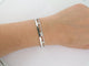 Bracelet Messika Move Romane - Bracelet jonc en or blanc et diamants 58 Facettes 268783