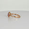 Bague Bague vintage en or rose 18k avec améthyste et saphirs blancs 58 Facettes 2508010