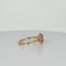 Bague Bague vintage en or rose 18k avec améthyste et saphirs blancs 58 Facettes 2508010