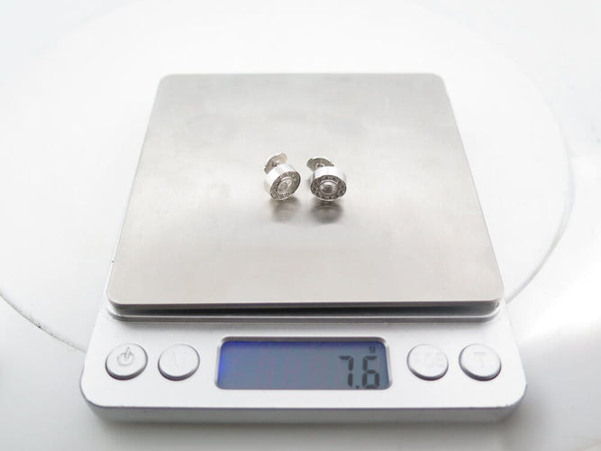 Boucles d'oreilles Chopard Happy Diamonds Icons - Boucles d'oreilles en or blanc 18k et diamants 58 Facettes 268811