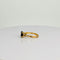 Bague Bague solitaire vintage en or 18k avec grenat ovale 58 Facettes 2508017