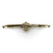 Broche Broche barrette russe pré-révolutionnaire en or 14K et diamants 58 Facettes
