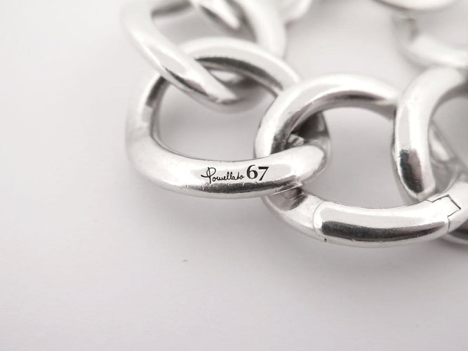 Bracelet Pomellato 67 - Bracelet à mailles larges en argent 925 58 Facettes 272894