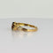 Bague Bague vintage en or jaune 18 ct avec rubis, émeraude et saphir bleu 58 Facettes 2505006