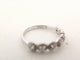 Bague 55 Messika - Bague alliance 7 diamants en or blanc 18k, 0,47 ct (T55) 58 Facettes 267817