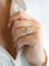 Bague 52 Bague toi et moi ancienne en or 18 carats et platine, diamants 2,60 ct 58 Facettes 1113.1