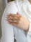 Bague 52 Bague toi et moi ancienne en or 18 carats et platine, diamants 2,60 ct 58 Facettes 1113.1