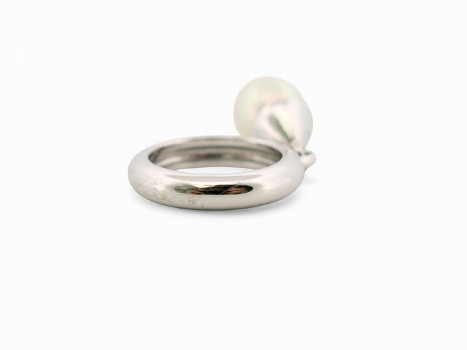 Bague 53 Christian Dior Tribale Muguet - Bague en or blanc 18k avec perle, T53 58 Facettes 271136