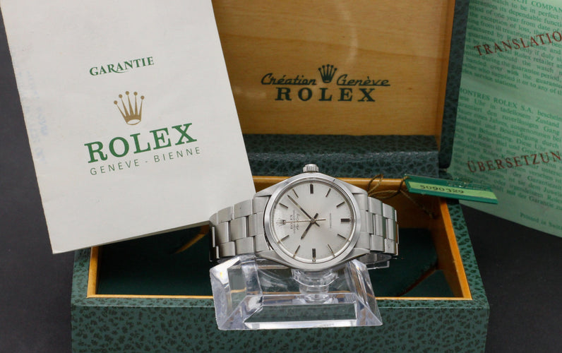 Montre Rolex Air-King Precision - Montre en acier réf. 5500 (1978) 58 Facettes ROL/AIK/168