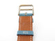 Montre montre HERMES heure h hh1.510 quartz 34 mm en acier et cuir bleu 58 Facettes 272965