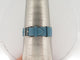 Montre montre HERMES heure h hh1.510 quartz 34 mm en acier et cuir bleu 58 Facettes 272965