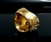 Bague Cozzolino - Bague bombée en or jaune 18K avec diamants et rubis 58 Facettes