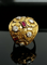 Bague Cozzolino - Bague bombée en or jaune 18K avec diamants et rubis 58 Facettes
