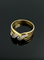 Bague Bague italienne en or jaune 18 carats et diamants 58 Facettes