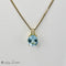 Pendentif Pendentif en or jaune 18 carats avec topaze et diamants 58 Facettes 2364