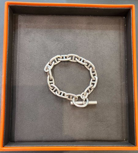 Bracelet Hermès - Bracelet Chaîne d'Ancre moyen modèle 58 Facettes