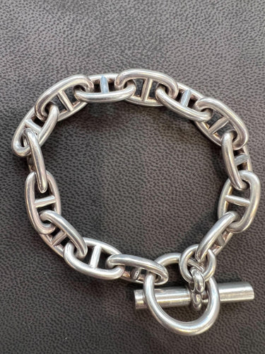 Bracelet Hermès - Bracelet Chaîne d'Ancre moyen modèle 58 Facettes