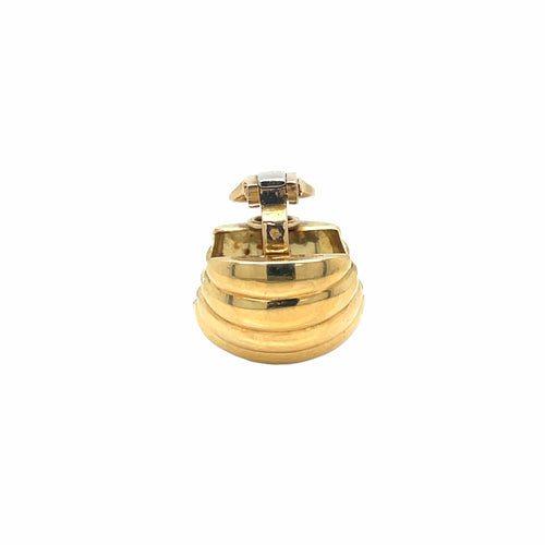 Boucles d'oreilles FRED - Boucles d'oreilles demi-créoles en or jaune 18 ct 58 Facettes