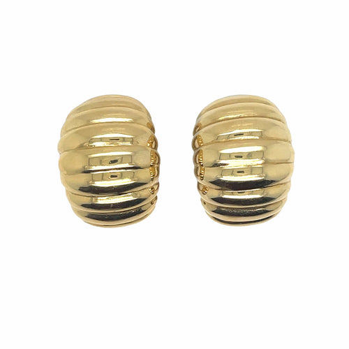 Boucles d'oreilles FRED - Boucles d'oreilles demi-créoles en or jaune 18 ct 58 Facettes