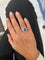 Bague 54 Bague Belle Époque en or 18k, saphir ovale 2,44 ct et diamants 58 Facettes