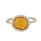 Bague 49 POMELLATO - COLPO DI FULMINE- Bague en or gris, citrine et diamants 58 Facettes DV7242-4-49-2