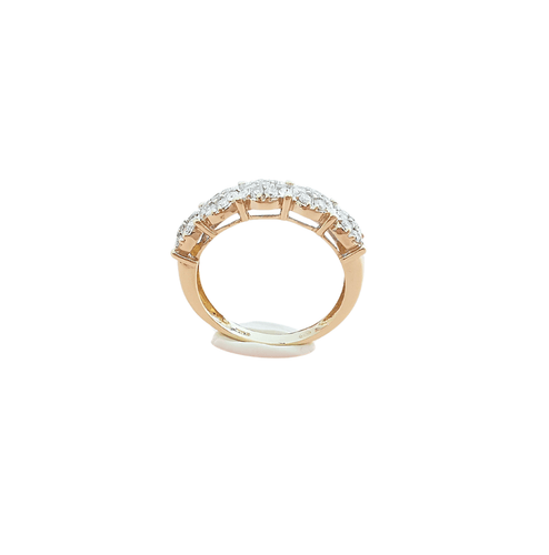 Bague 53.5 Bague or et diamants 0,70 carat 58 Facettes AA 1658