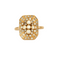 Bague 57 Bague en or jaune pavé de diamants 58 Facettes 240 343