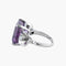 Bague 50 / Améthyste / Or Blanc Bague "Victoire" en or jaune et améthyste, diamants 58 Facettes BO/220026 STA