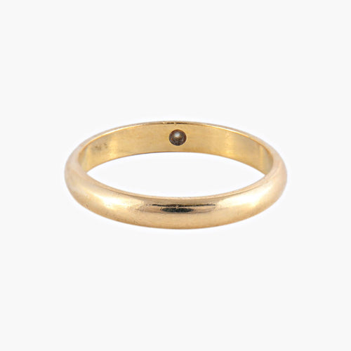 Bague 53 / Diamants Bague alliance «One» en or jaune 18k et diamant 58 Facettes BO/220024 RIV