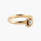 Bague 53.5 / Diamants / Or Jaune Bague « Joséphine » en or jaune 18 carats et diamant 0,20 ct 58 Facettes BO/220034/