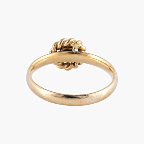 Bague 53.5 / Diamants / Or Jaune Bague « Joséphine » en or jaune 18 carats et diamant 0,20 ct 58 Facettes BO/220034/