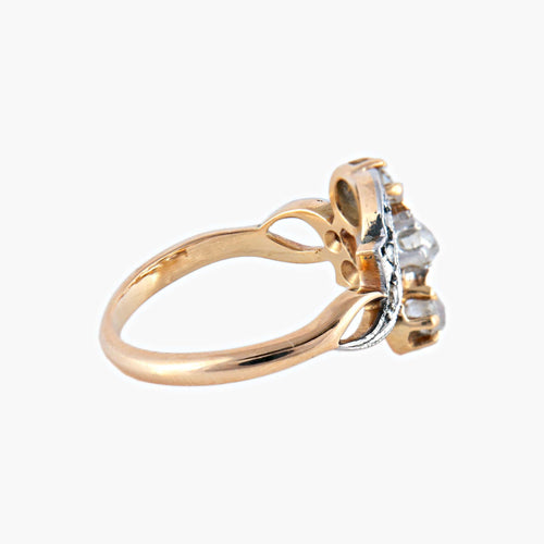 Bague 52 / Or Jaune / Diamants Bague "You" en or jaune 18k et diamants 58 Facettes BO/220063