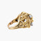 Bague 50 / Or Jaune / Diamants Bague « Dôme » en or jaune 18k et diamants 58 Facettes BO/220074