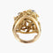 Bague 50 / Or Jaune / Diamants Bague « Dôme » en or jaune 18k et diamants 58 Facettes BO/220074