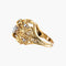 Bague 50 / Or Jaune / Diamants Bague « Dôme » en or jaune 18k et diamants 58 Facettes BO/220074