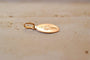 Pendentif Médaille Vierge Marie entourée d’un liseré en or rose 18 carats 58 Facettes Ref2861