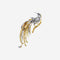 Broche Broche en or jaune 24 g avec émail 58 Facettes 22686B