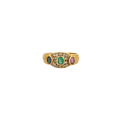 Bague Bague les 3 précieuses 58 Facettes LP549