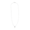 Collier Chaine à maille serpent or gris et diamant 58 Facettes GAW3