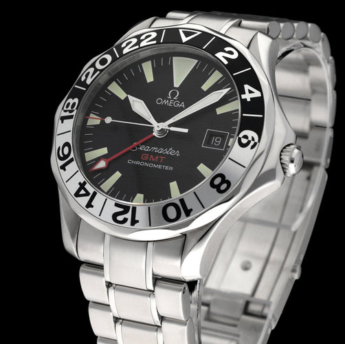 Montre Omega Seamaster GMT - Montre automatique réf. 2234.50 acier 41 mm 58 Facettes