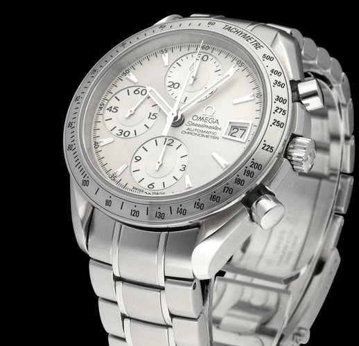 Montre Omega Speedmaster Date - Montre automatique 40 mm en acier, réf. 3211.30 58 Facettes OMG/SPE/473