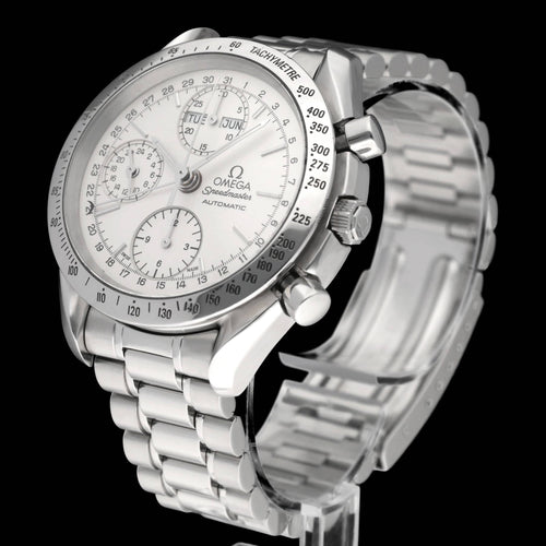 Montre Omega Speedmaster Day-Date - Montre acier réf. 3521.30.00 (1998), boîte et papiers 58 Facettes OMG/SPE/530