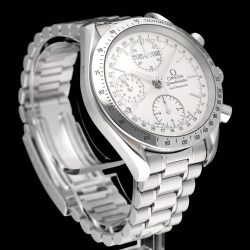Montre Omega Speedmaster Day-Date - Montre acier réf. 3521.30.00 (1998), boîte et papiers 58 Facettes OMG/SPE/530