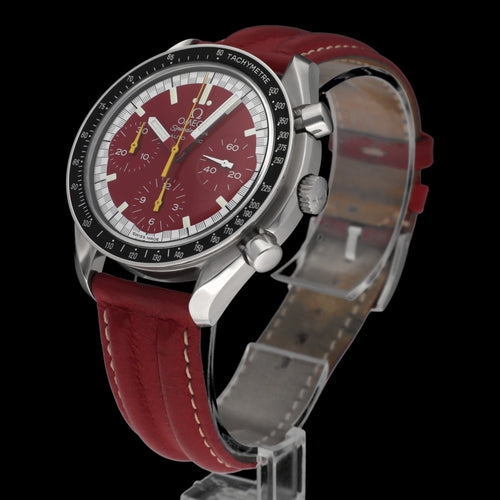 Montre Omega Speedmaster Reduced Schumacher - Montre automatique 39 mm en acier 58 Facettes OMG/SPE/533