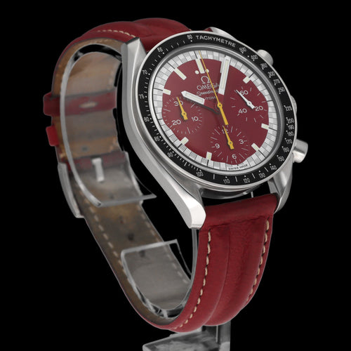 Montre Omega Speedmaster Reduced Schumacher - Montre automatique 39 mm en acier 58 Facettes OMG/SPE/533