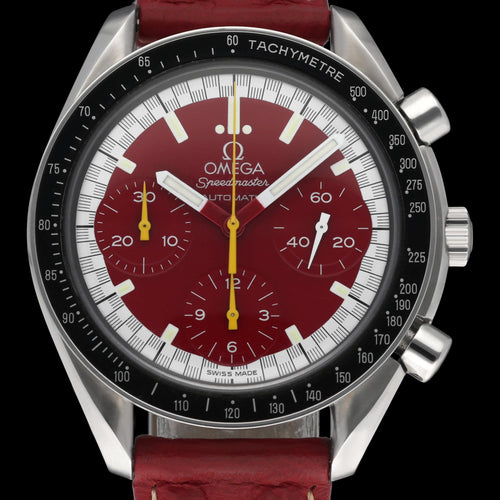 Montre Omega Speedmaster Reduced Schumacher - Montre automatique 39 mm en acier 58 Facettes OMG/SPE/533