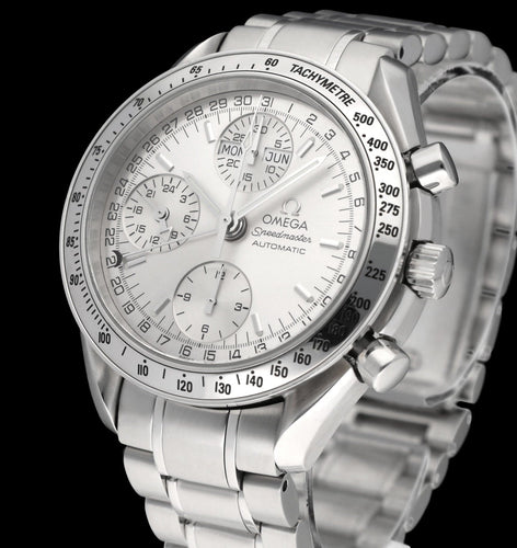 Montre Omega Speedmaster Day-Date - Montre automatique en acier 39 mm 58 Facettes OMG/SPE/536