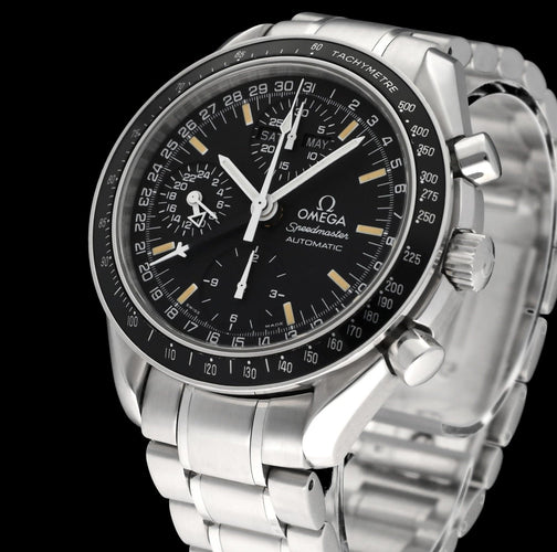 Montre Omega Speedmaster Day-Date - Montre automatique en acier 39 mm 58 Facettes OMG/SPE/541